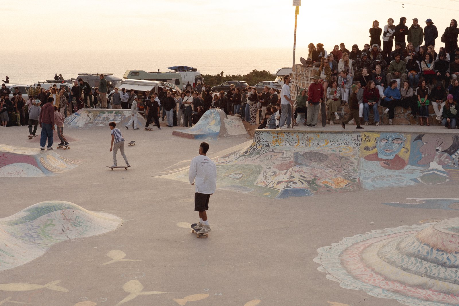 Skateboarding Taghazout